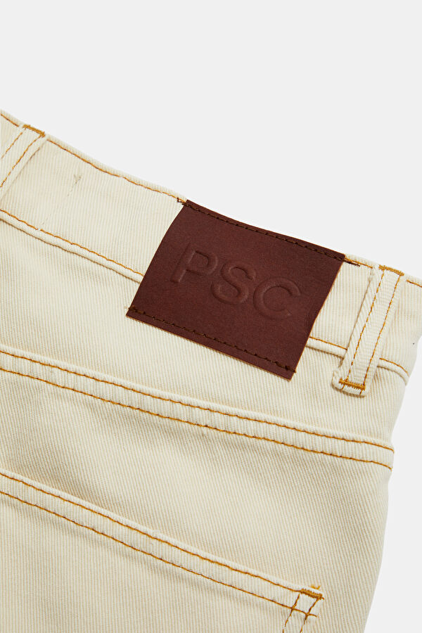 Bej Wide Leg Kadın Pantolon 8