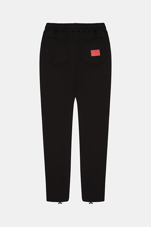 Relax Fit Black Straight Leg Sport Men's Pants 2