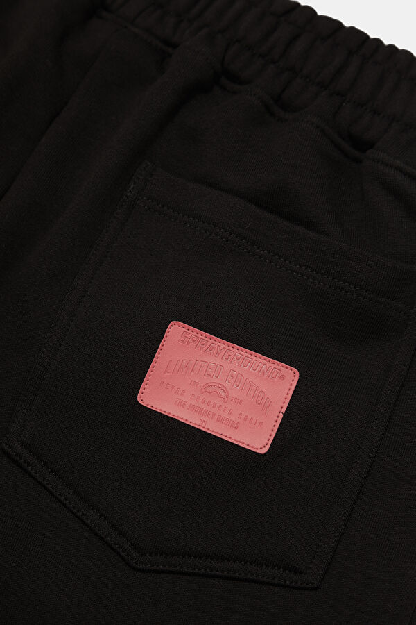 Relax Fit Black Straight Leg Sport Men's Pants 5