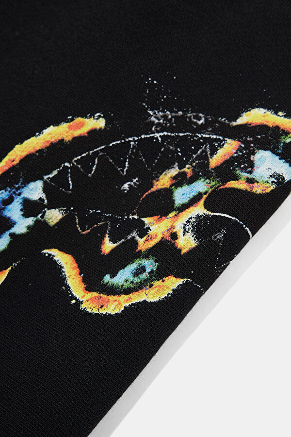 Relax Fit Black Straight Leg Sports Pants 4