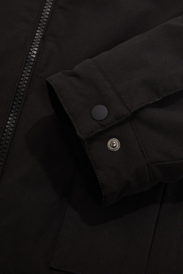 Black Zip-Up Jacket 5