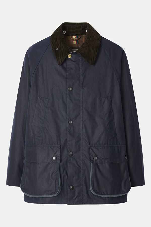 X Paul Smith OS Bedale Wax Lacivert Erkek Mont