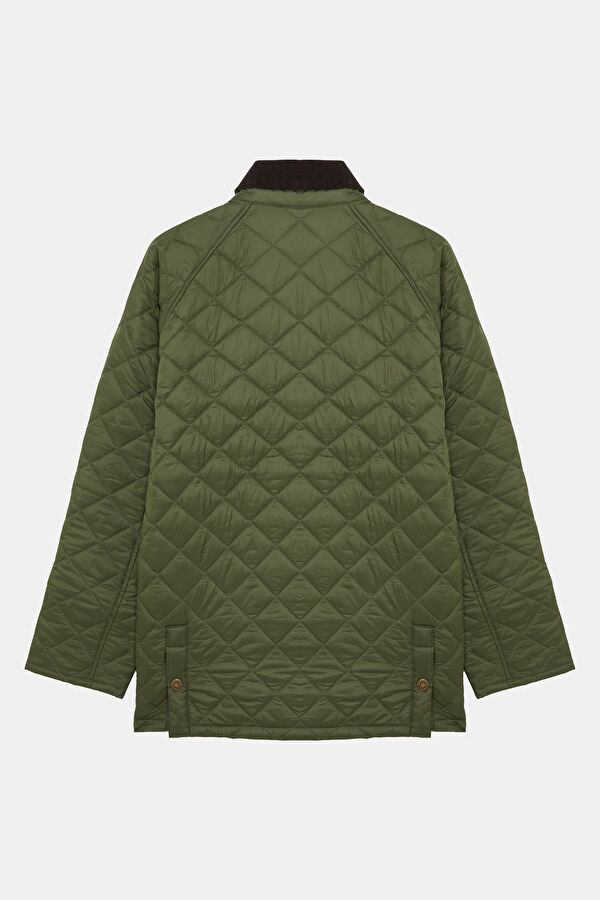 Essential Bedale Quilted Khaki Zip-Up Men's Jacket 2