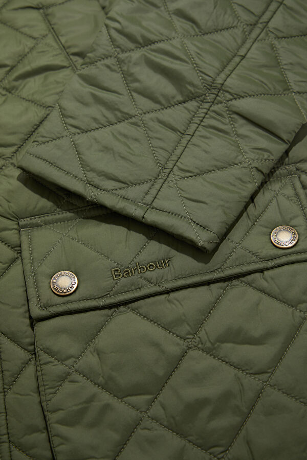 Essential Bedale Quilted Khaki Zip-Up Men's Jacket 4