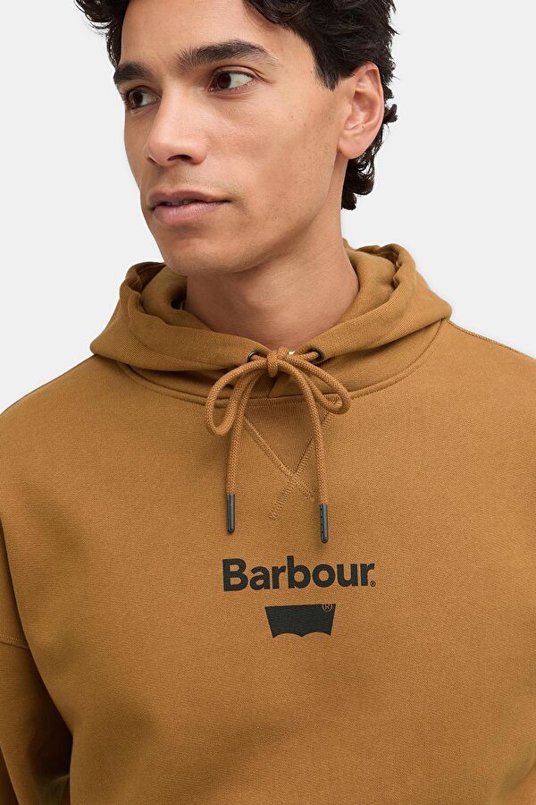 X Levi's Graphic Brown Hooded Men's Sweatshirt 5