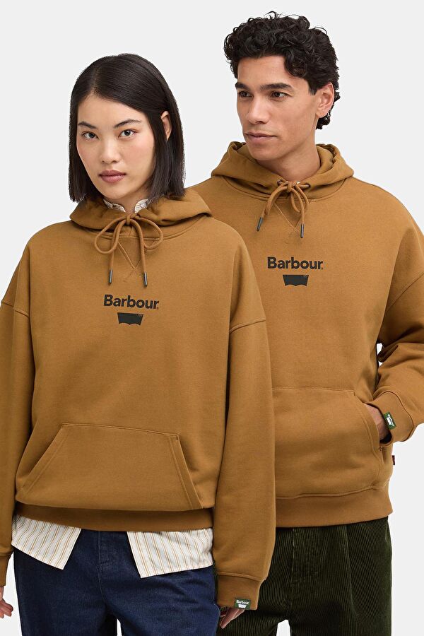 X Levi's Graphic Brown Hooded Men's Sweatshirt 9