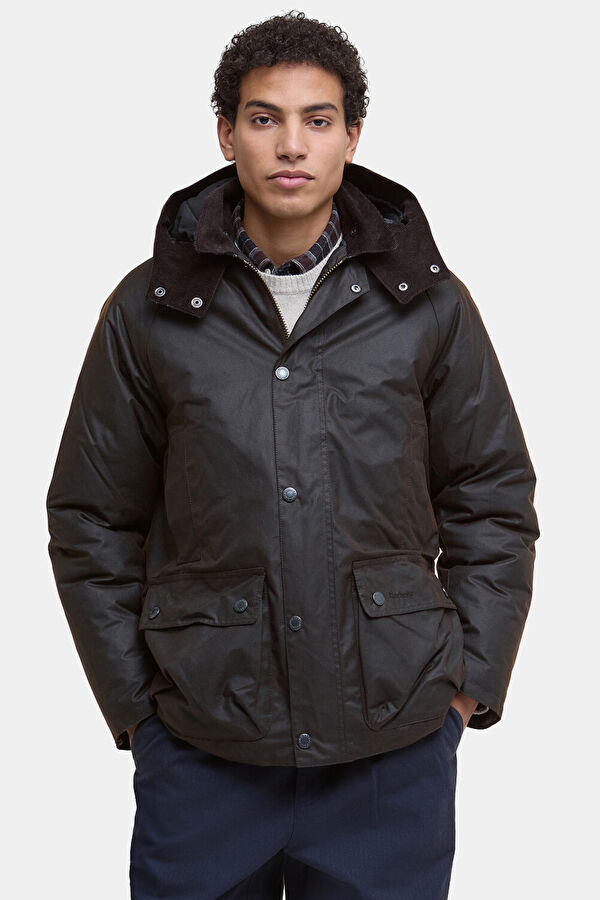 Modern Beaufort Wax Coffee Men's Jacket 2
