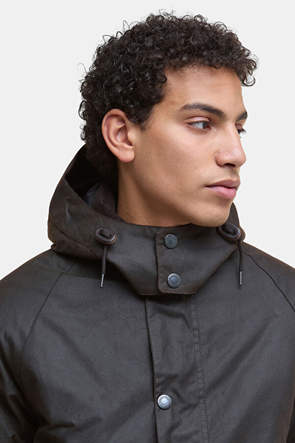 Modern Beaufort Wax Coffee Men's Jacket 5