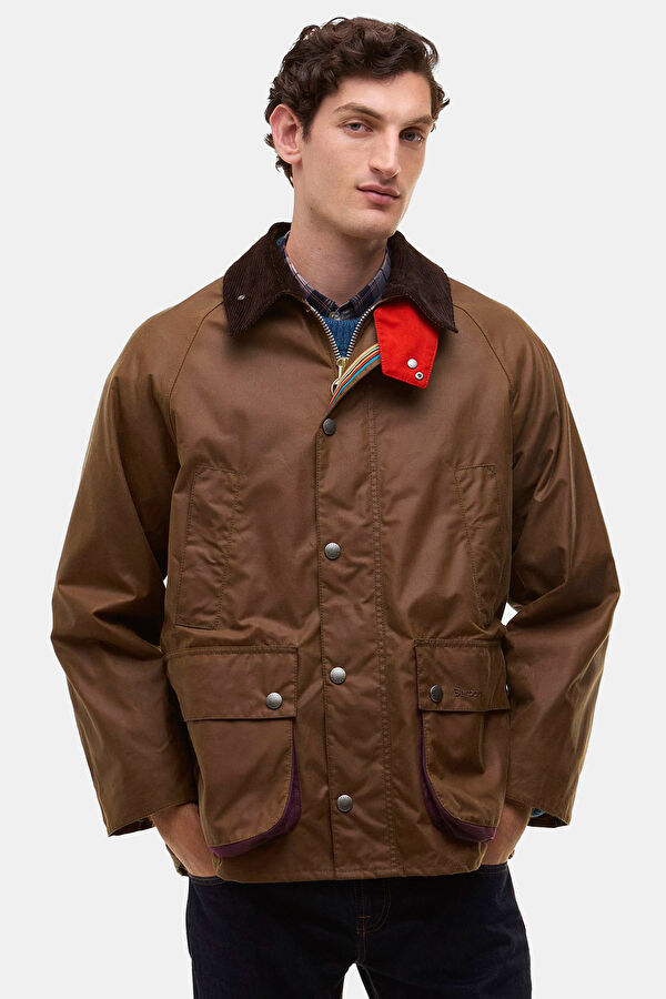 X Paul Smith OS Bedale Wax Kahve Erkek Mont