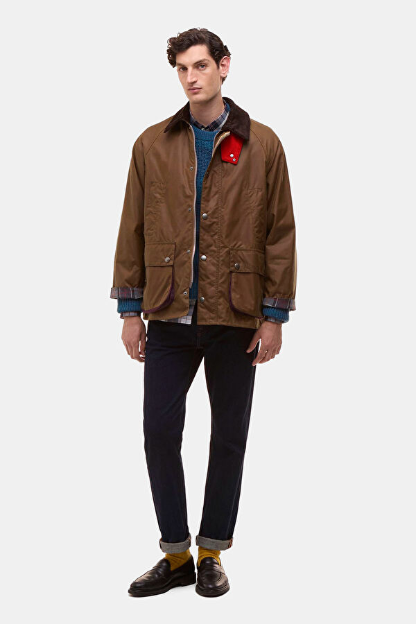 X Paul Smith OS Bedale Wax Kahve Erkek Mont 2