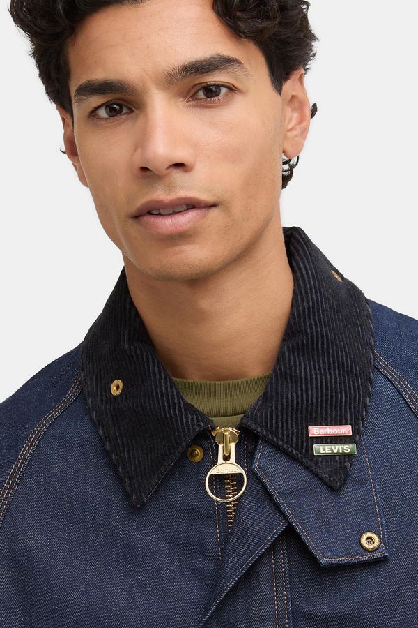Outlet Men Barbour X Levi's Os Bedale Denim Indigo Button-down 's