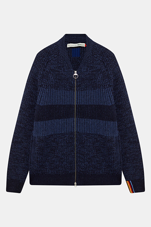 X Paul Smith Lacivert Çizgili Erkek Hırka
