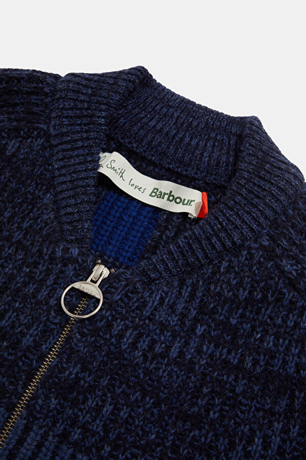 X Paul Smith Lacivert Çizgili Erkek Hırka 3