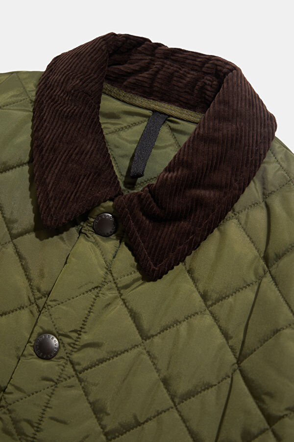 Heritage Liddesdale Quilted Olive Green Men's Jacket 3