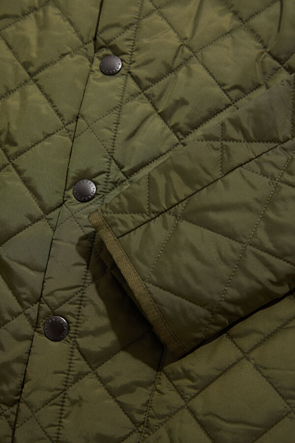 Heritage Liddesdale Quilted Olive Green Men's Jacket 4