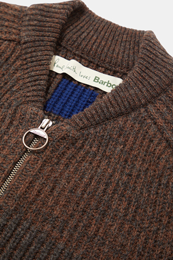 X Paul Smith Kiremit Çizgili Erkek Hırka 4