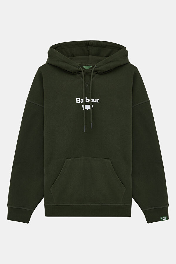 X Levi's Graphic Koyu Yeşil Kapuşonlu Erkek Sweatshirt