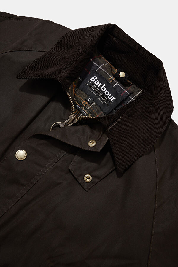 Ashby Wax Olive Green Men's Jacket 3
