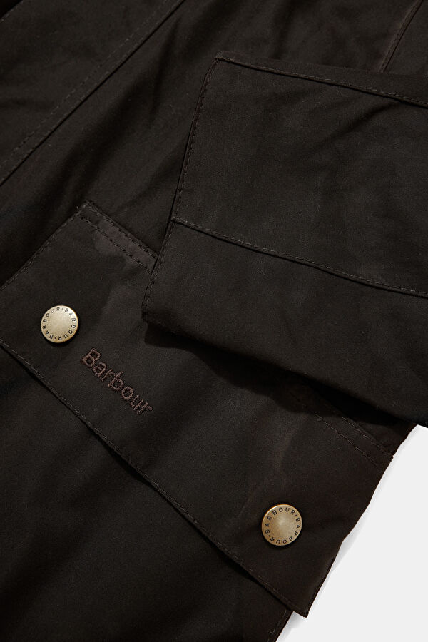 Ashby Wax Olive Green Men's Jacket 4