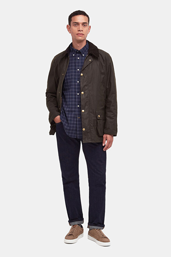 Ashby Wax Olive Green Men's Jacket 6