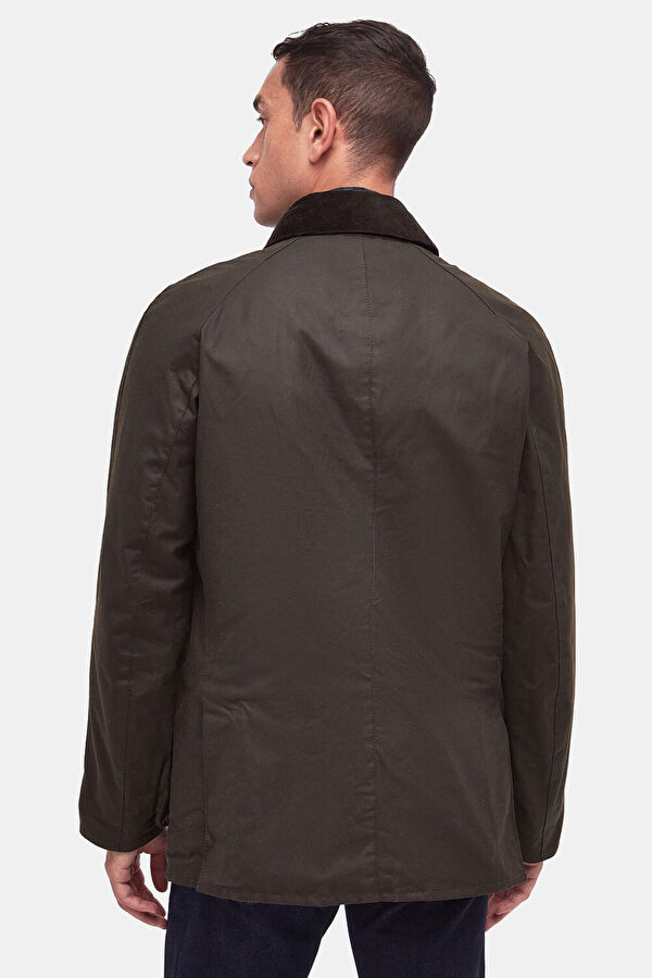 Ashby Wax Olive Green Men's Jacket 7