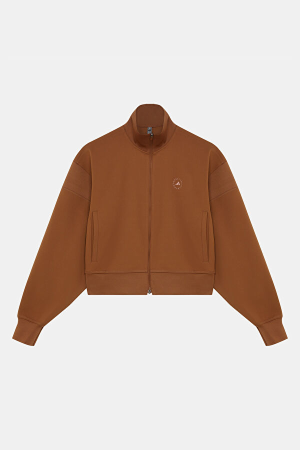 By Stella McCartney Kahve Relax Kalıp Dik Yaka Kadın Sweatshirt 4
