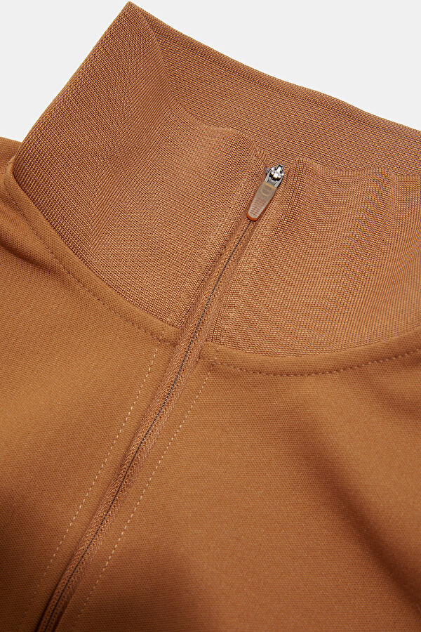 By Stella McCartney Kahve Relax Kalıp Dik Yaka Kadın Sweatshirt 6