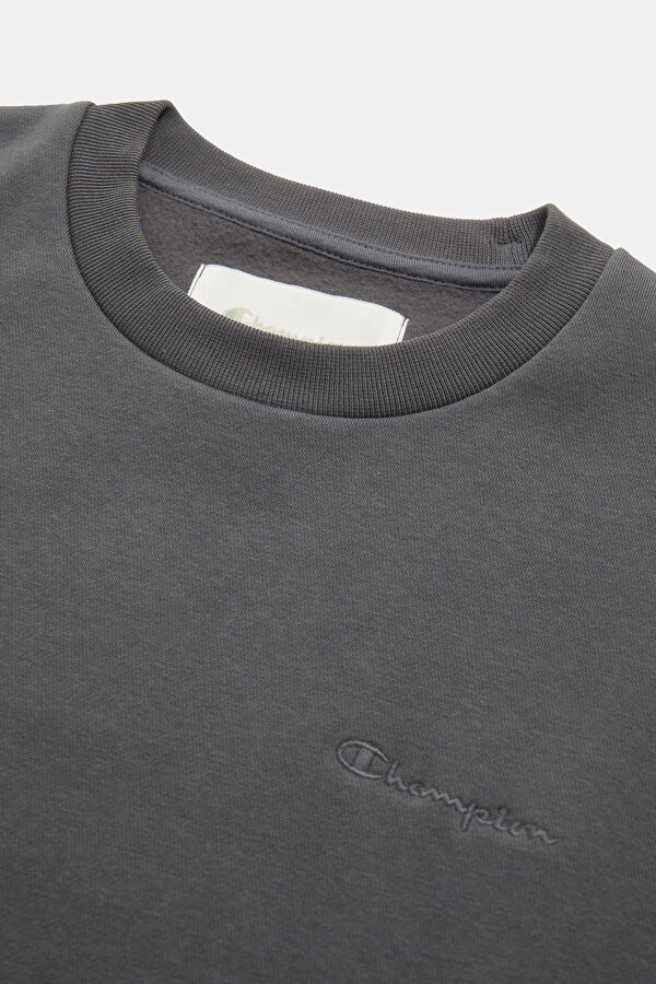 Antrasit Relax Kalıp Erkek Sweatshirt 3