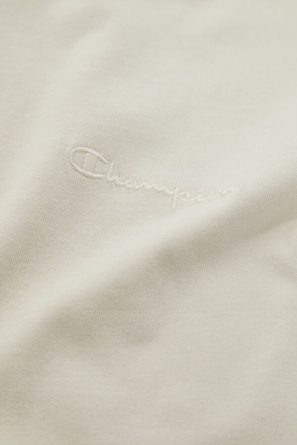 Relax Fit Cream Crew Neck Men's T-Shirt 4