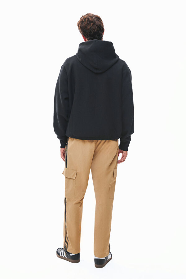 Lacivert Relax Kalıp Kapuşonlu Erkek Sweatshirt 2