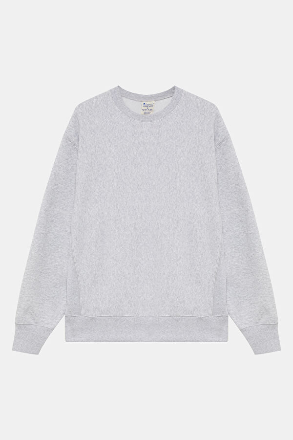 Grey Relax Fit Crew Neck Men's Sweatshirt