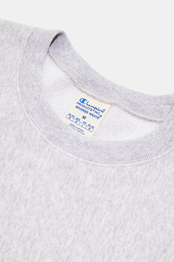 Grey Relax Fit Crew Neck Men's Sweatshirt 3