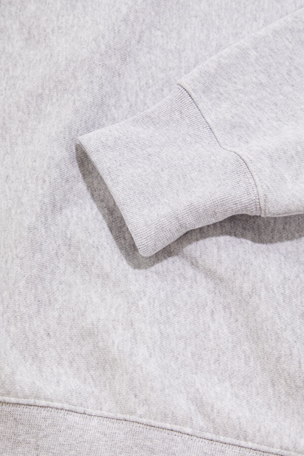 Grey Relax Fit Crew Neck Men's Sweatshirt 4