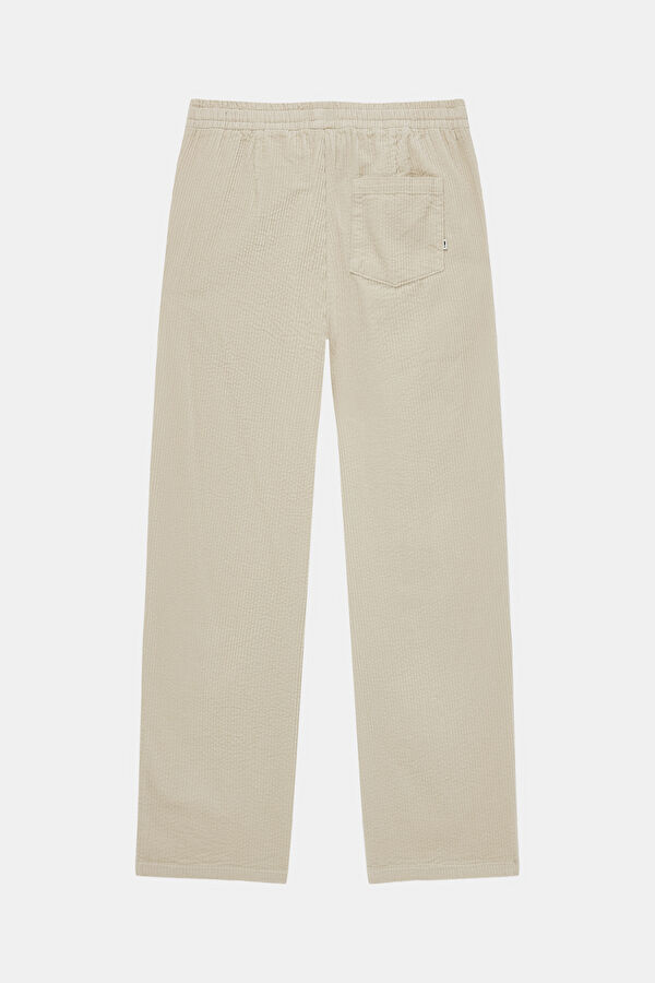 Cream Straight Men's Pants 2