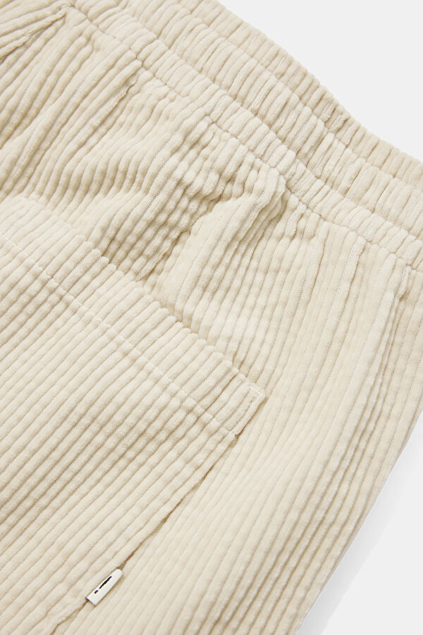 Cream Straight Men's Pants 4