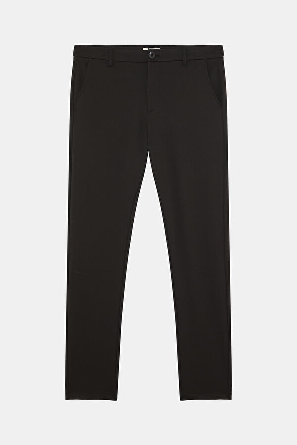 Black Slim Fit Men's Pants