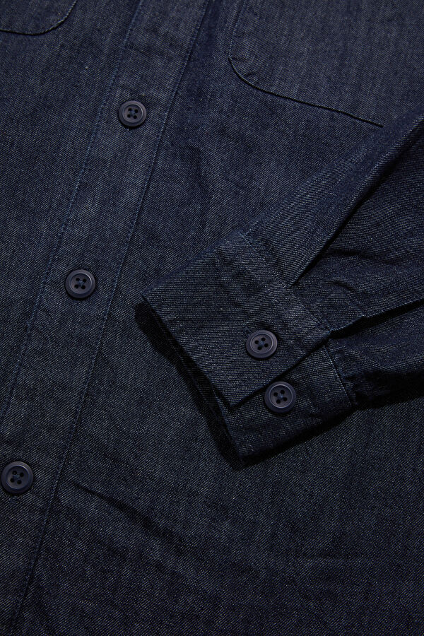 Navy Blue Men's Shirt 4