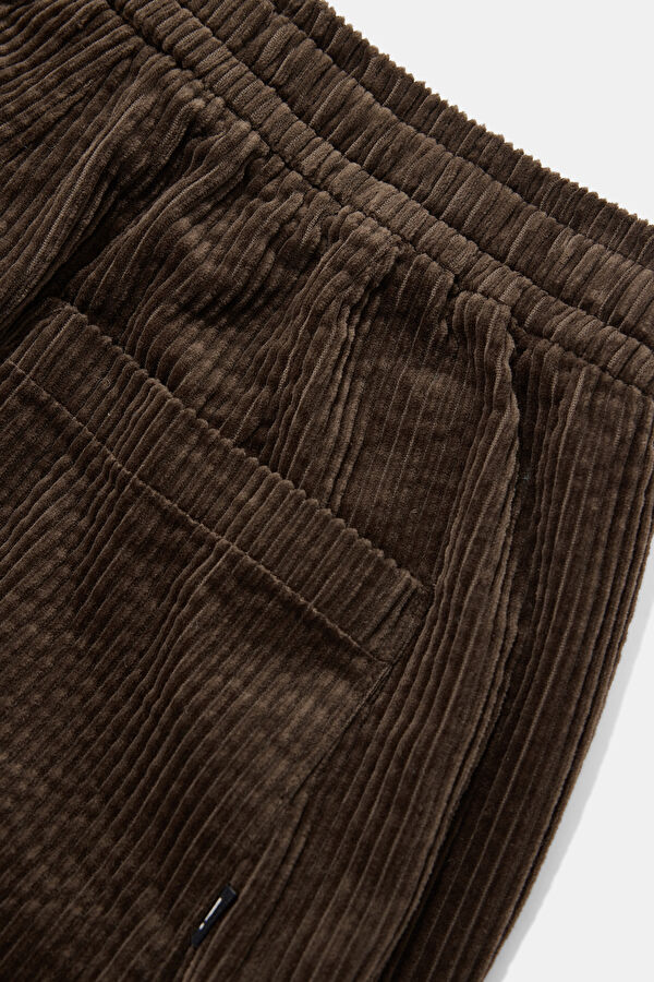 Kahve Comfort Fit Erkek Pantolon 4
