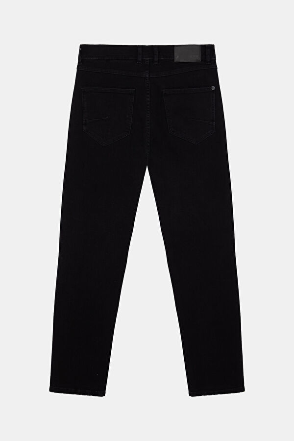 Lacivert Slim Fit Erkek Jean Pantolon 4