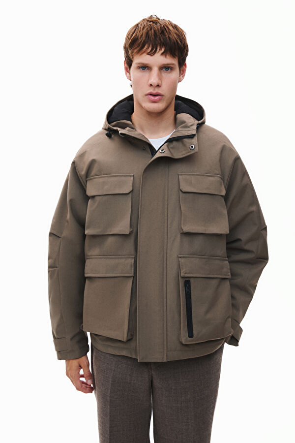Khaki Men's Jacket