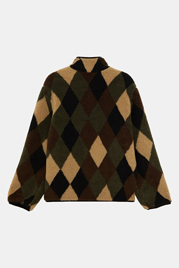 Multicolored Zip-Up Men's Jacket 2
