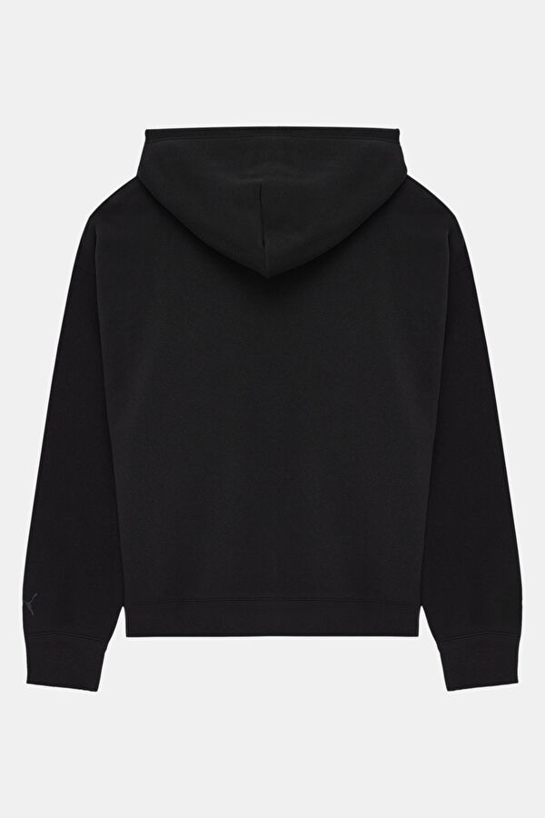 Antrasit Oversize Kapuşonlu Sweatshirt 2