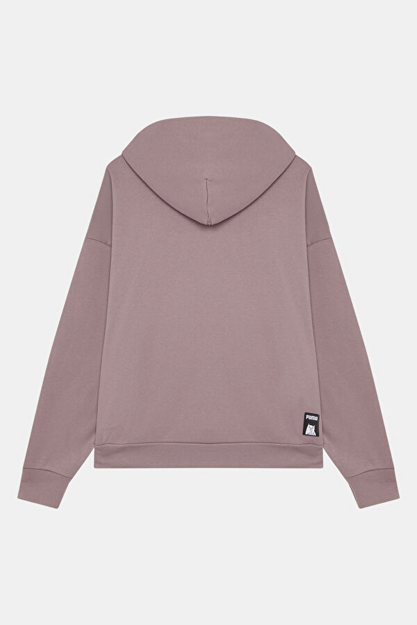 X Ripndip Mor Relax Kalıp Kapuşonlu Erkek Sweatshirt 2