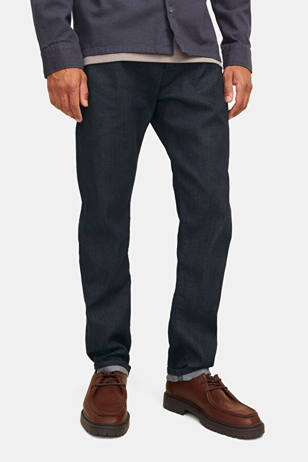 Dark Blue Comfort Fit Men's Jeans 2