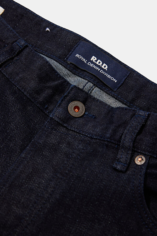 Dark Blue Comfort Fit Men's Jeans 6