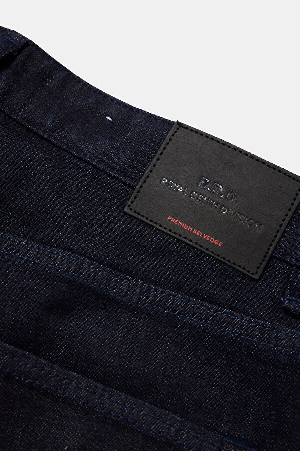 Dark Blue Comfort Fit Men's Jeans 7