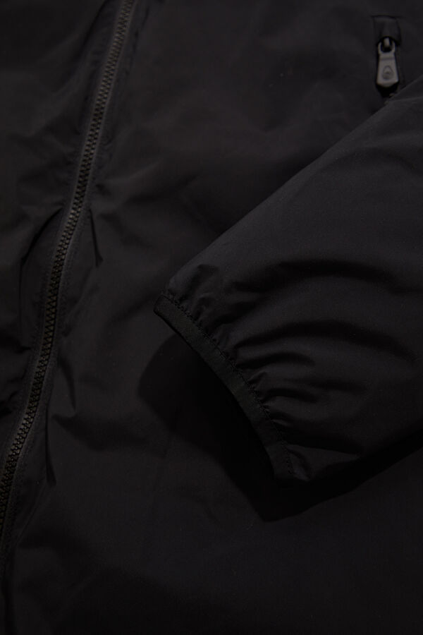 Black Men's Parka 4