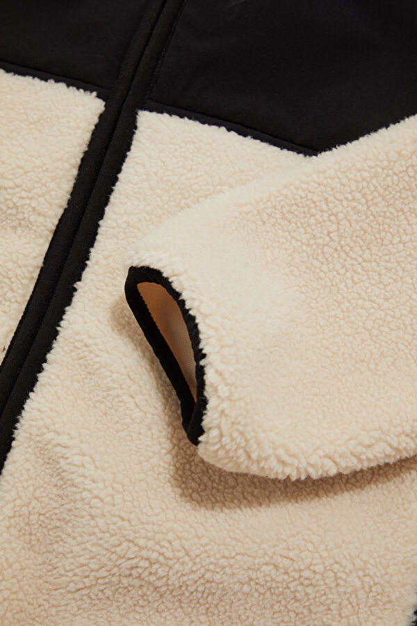 Cream Zip-Up Men's Jacket 5