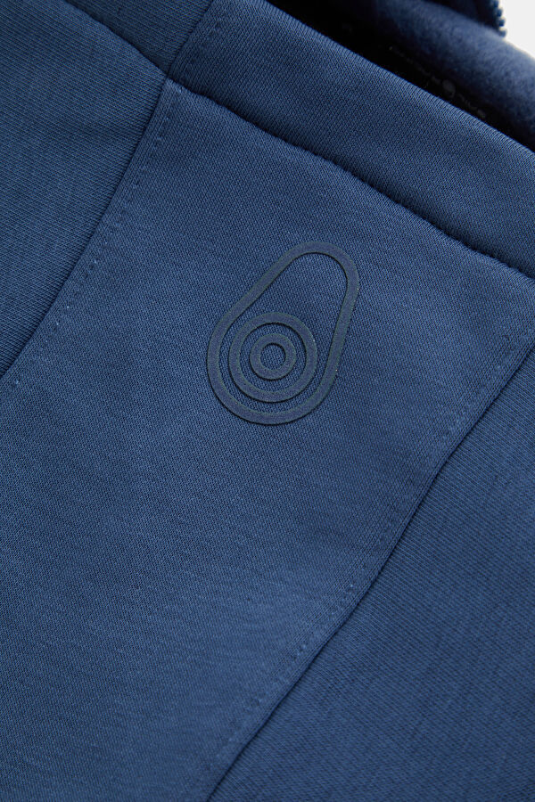 Mavi Relax Kalıp Kapuşonlu Erkek Sweatshirt 6