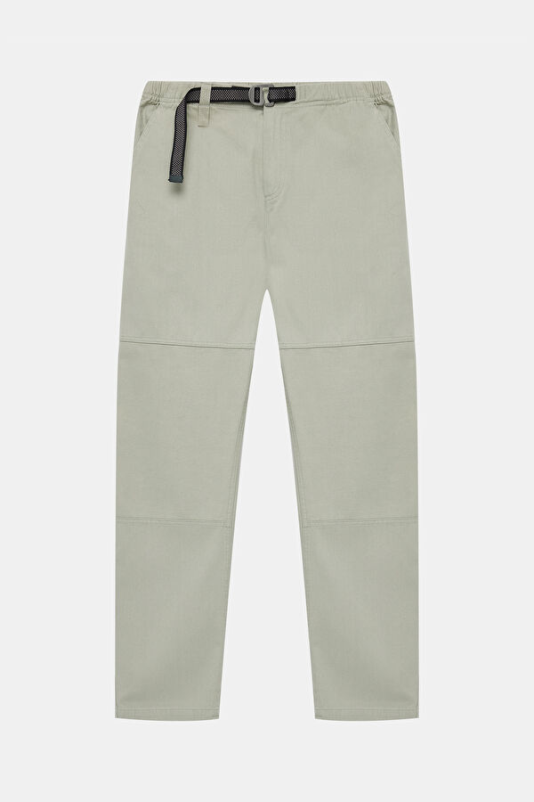 Grey Straight Leg Men's Trousers